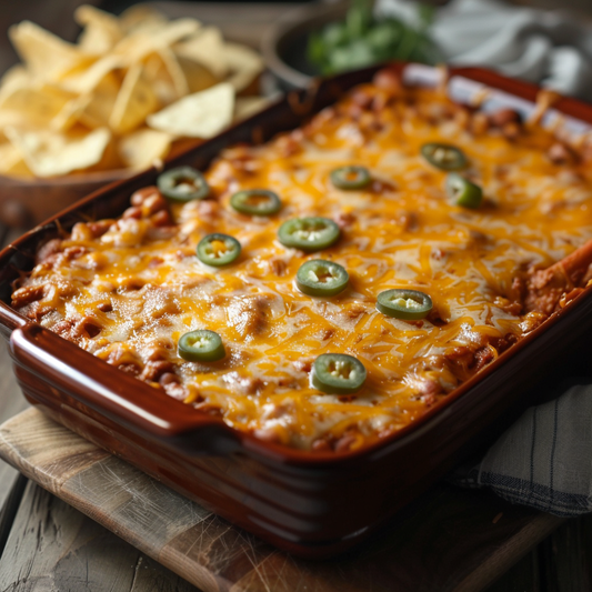 Quick and Easy Cheesy Bean Dip