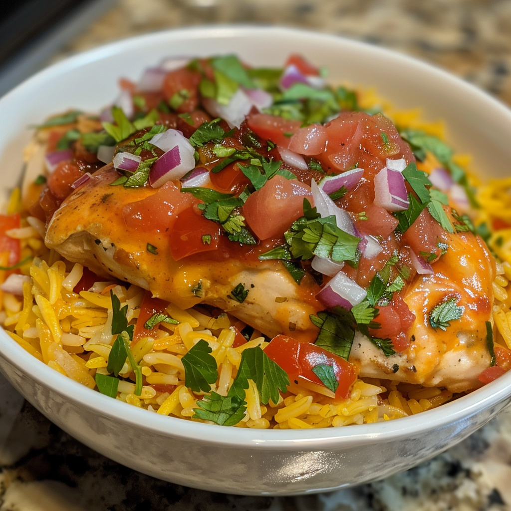 Browned Chicken And Salsa